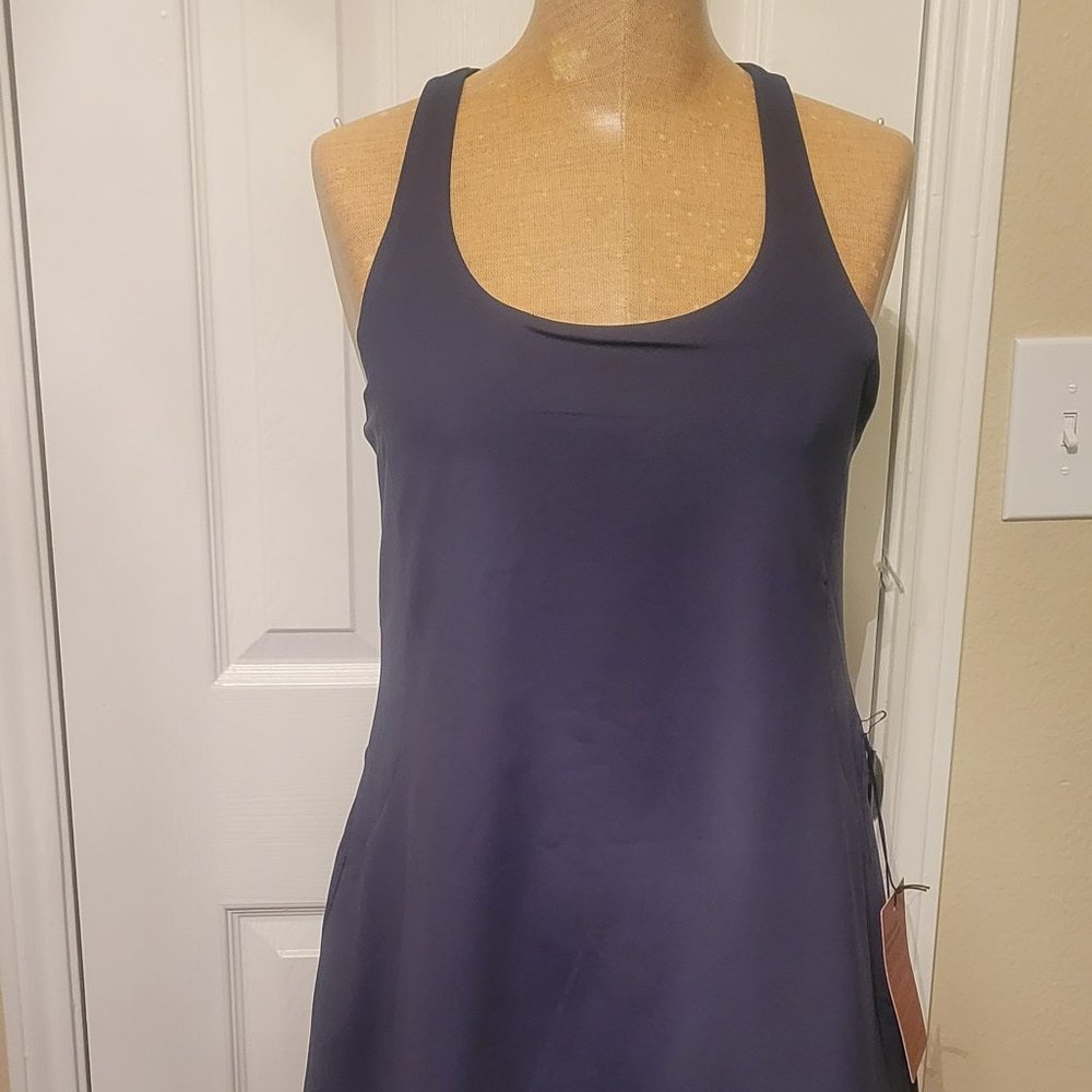 BNWT Girlfriend Collective Paloma Dress in Moss